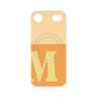 プレミアムパネル with MagSafe［ オリジナル - initial two tone - M orange ］