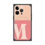 プレミアムパネル with MagSafe［ オリジナル - initial two tone - M pink ］