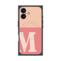 プレミアムパネル with MagSafe［ オリジナル - initial two tone - M pink ］