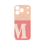 プレミアムパネル with MagSafe［ オリジナル - initial two tone - M pink ］