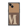 プレミアムパネル with MagSafe［ オリジナル - initial two tone - M brown ］