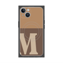 プレミアムパネル with MagSafe［ オリジナル - initial two tone - M brown ］