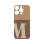 プレミアムパネル with MagSafe［ オリジナル - initial two tone - M brown ］
