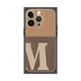 プレミアムパネル with MagSafe［ オリジナル - initial two tone - M brown ］