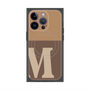 プレミアムパネル with MagSafe［ オリジナル - initial two tone - M brown ］
