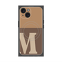 プレミアムパネル with MagSafe［ オリジナル - initial two tone - M brown ］