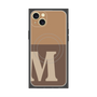 プレミアムパネル with MagSafe［ オリジナル - initial two tone - M brown ］