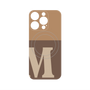 プレミアムパネル with MagSafe［ オリジナル - initial two tone - M brown ］