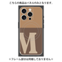 プレミアムパネル with MagSafe［ オリジナル - initial two tone - M brown ］
