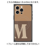 プレミアムパネル with MagSafe［ オリジナル - initial two tone - M brown ］
