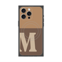 プレミアムパネル with MagSafe［ オリジナル - initial two tone - M brown ］