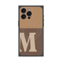 プレミアムパネル with MagSafe［ オリジナル - initial two tone - M brown ］