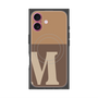 プレミアムパネル with MagSafe［ オリジナル - initial two tone - M brown ］