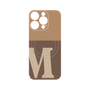 プレミアムパネル with MagSafe［ オリジナル - initial two tone - M brown ］