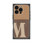 プレミアムパネル with MagSafe［ オリジナル - initial two tone - M brown ］