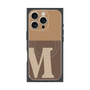 プレミアムパネル with MagSafe［ オリジナル - initial two tone - M brown ］