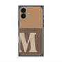 プレミアムパネル with MagSafe［ オリジナル - initial two tone - M brown ］