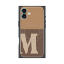 プレミアムパネル with MagSafe［ オリジナル - initial two tone - M brown ］