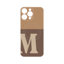 プレミアムパネル with MagSafe［ オリジナル - initial two tone - M brown ］