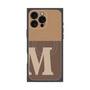 プレミアムパネル with MagSafe［ オリジナル - initial two tone - M brown ］