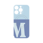 プレミアムパネル with MagSafe［ オリジナル - initial two tone - M blue ］