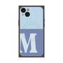 プレミアムパネル with MagSafe［ オリジナル - initial two tone - M blue ］