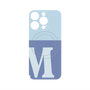 プレミアムパネル with MagSafe［ オリジナル - initial two tone - M blue ］