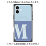 プレミアムパネル with MagSafe［ オリジナル - initial two tone - M blue ］