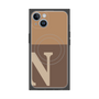 プレミアムパネル with MagSafe［ オリジナル - initial two tone - N brown ］