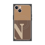 プレミアムパネル with MagSafe［ オリジナル - initial two tone - N brown ］