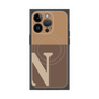 プレミアムパネル with MagSafe［ オリジナル - initial two tone - N brown ］