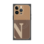 プレミアムパネル with MagSafe［ オリジナル - initial two tone - N brown ］