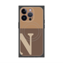 プレミアムパネル with MagSafe［ オリジナル - initial two tone - N brown ］