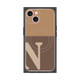 プレミアムパネル with MagSafe［ オリジナル - initial two tone - N brown ］