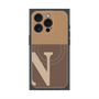 プレミアムパネル with MagSafe［ オリジナル - initial two tone - N brown ］