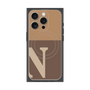 プレミアムパネル with MagSafe［ オリジナル - initial two tone - N brown ］
