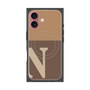 プレミアムパネル with MagSafe［ オリジナル - initial two tone - N brown ］