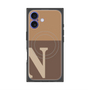 プレミアムパネル with MagSafe［ オリジナル - initial two tone - N brown ］