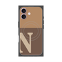プレミアムパネル with MagSafe［ オリジナル - initial two tone - N brown ］