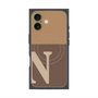 プレミアムパネル with MagSafe［ オリジナル - initial two tone - N brown ］