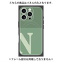 プレミアムパネル with MagSafe［ オリジナル - initial two tone - N green ］