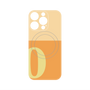 プレミアムパネル with MagSafe［ オリジナル - initial two tone - O orange ］