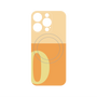 プレミアムパネル with MagSafe［ オリジナル - initial two tone - O orange ］