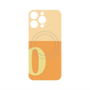 プレミアムパネル with MagSafe［ オリジナル - initial two tone - O orange ］