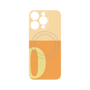 プレミアムパネル with MagSafe［ オリジナル - initial two tone - O orange ］