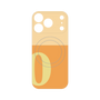 プレミアムパネル with MagSafe［ オリジナル - initial two tone - O orange ］