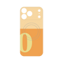 プレミアムパネル with MagSafe［ オリジナル - initial two tone - O orange ］