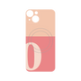 プレミアムパネル with MagSafe［ オリジナル - initial two tone - O pink ］