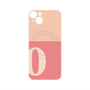 プレミアムパネル with MagSafe［ オリジナル - initial two tone - O pink ］