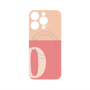 プレミアムパネル with MagSafe［ オリジナル - initial two tone - O pink ］